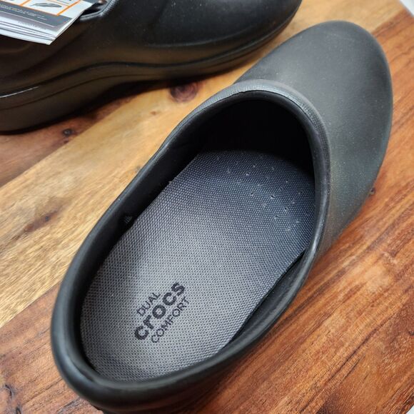 Crocs Neria Pro II Work Clog – Women’s 6, Black, Slip-Resistant - Picture 8 of 9